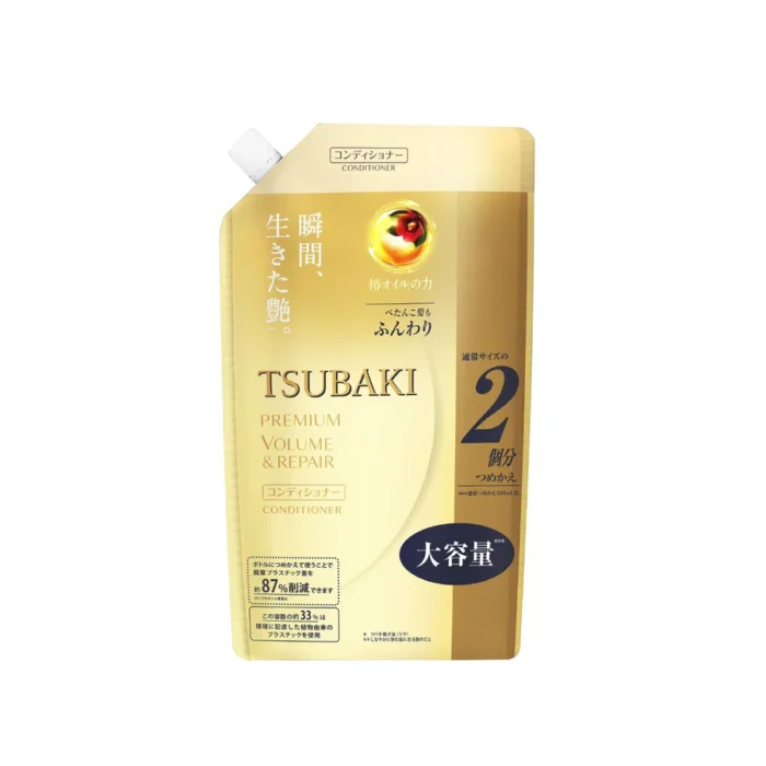 TSUBAKI Premium Volume & Repair Hair Conditioner Bottle Refill 660mL - Image 1