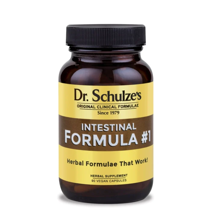 Dr. Schulze’s Intestinal Formula #1 Promotes Regular & Complete Bowel Movements,Improved Elimination, Better Digestion,Herbal Dietary Supplements - 90 Capsules - Image 1