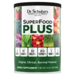 Dr. Schulze’s Plus Superfood Powder, Vitamin & Mineral Herbal Concentrate, Dietary Supplements, Daily Nutrition & Increase Energy supplement, Vegan - 14 oz