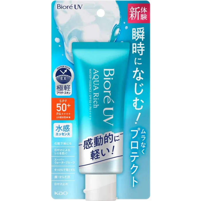 Kao Biore UV Aqua Rich Watery Essence SPF50+ PA++++ 70g - Image 1