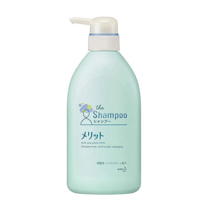 Kao Merit Shampoo Pump Bottle 480ml - Image 1