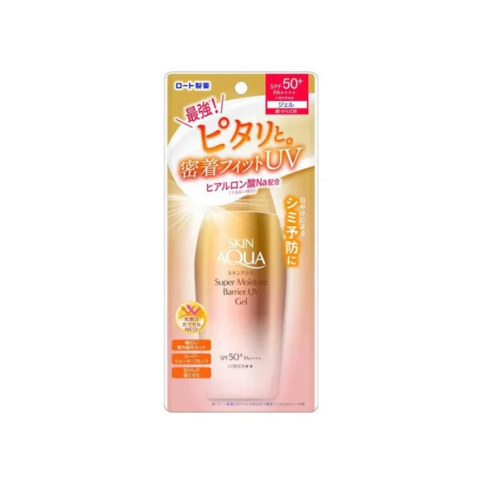 Rohto Skin Aqua Sunscreen Super Moisture Barrier UV Gel SPF50+ 100g - Image 1