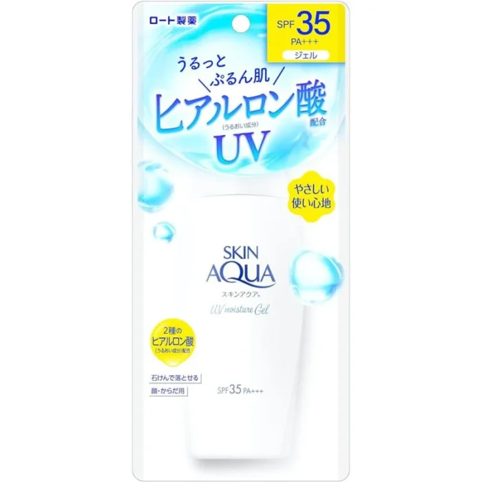 Rohto Skin Aqua Moisture Gel Sunscreen SPF35 PA+++ 110g - Image 1