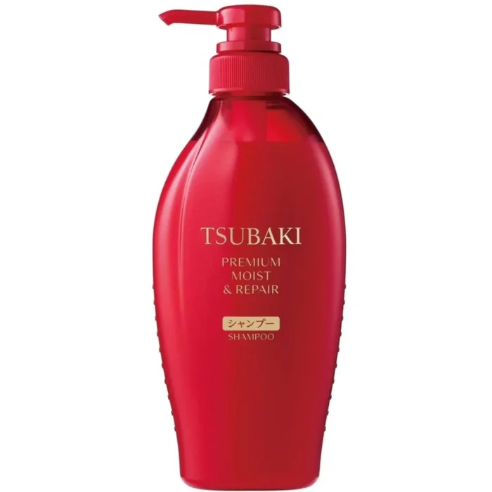 Tsubaki Shampoo Premium Moist & Repair Camellia Hair Shampoo 450ml - Image 1