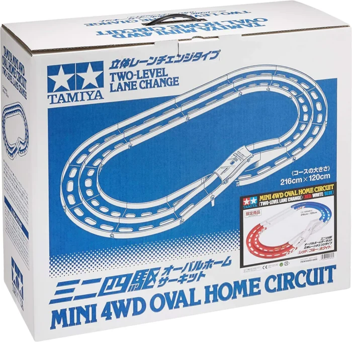 TAMIYA Mini 4WD Limited Series Oval Home 3-D Lane Change (Tricolor) 94893 - Image 1