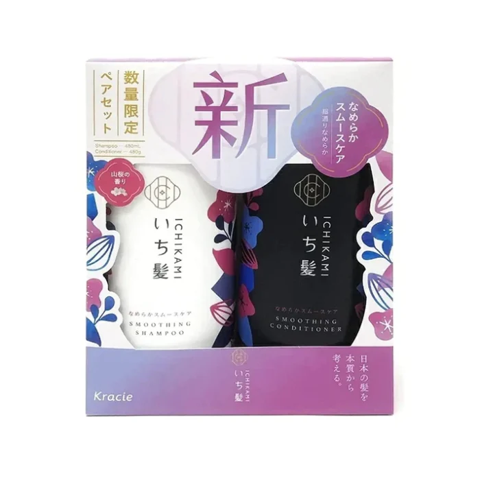 ICHIKAMI SHAMPOO (480mL) AND CONDITIONER (480g) SET - Image 1