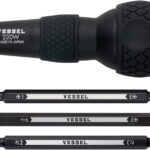 Vessel BALL 1/4" Hex Bit Interchangeable Screwdriver Set (220W3)